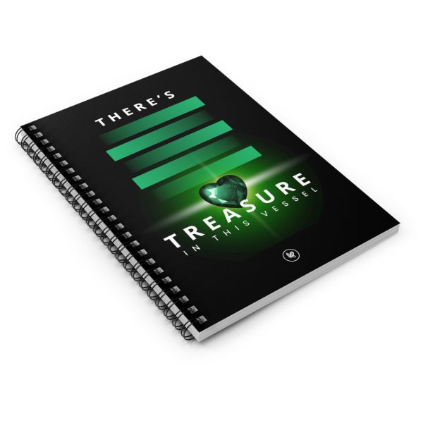 There's Treasure in this Vessel - D31 Spiral Notebook - Ruled Line