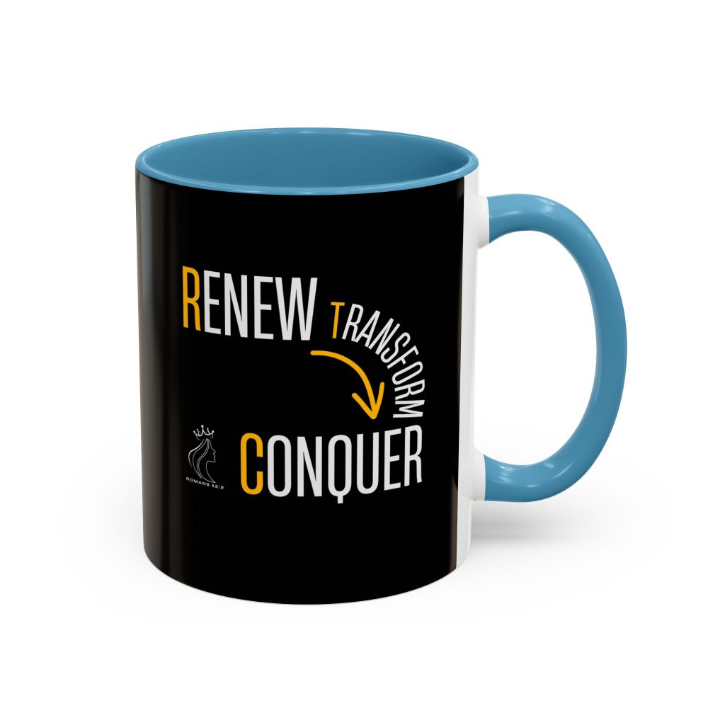 Renew.Transform.Conquer - Accent Coffee Mug (11, 15oz)