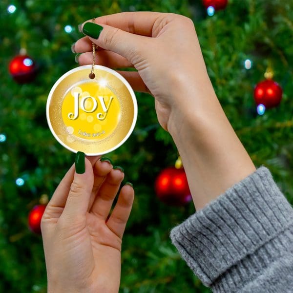 JOY Ceramic Ornament