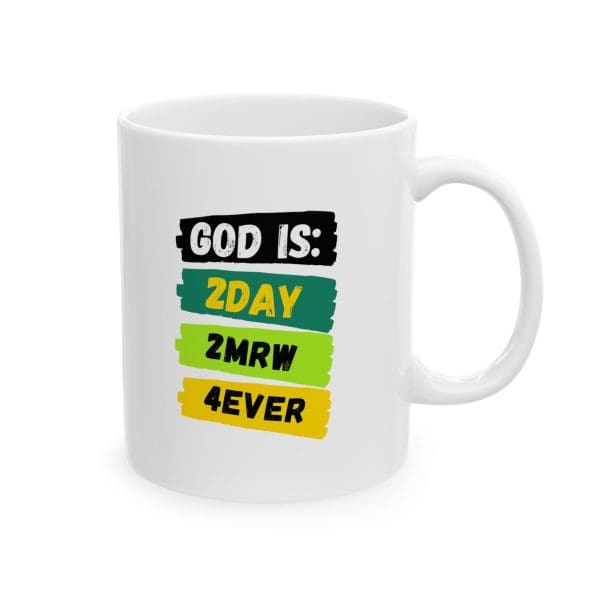 God is Ceramic Mug, (11oz, 15oz) - Image 2